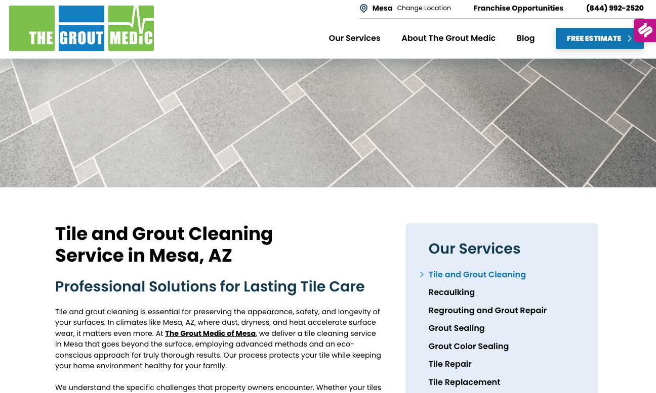Grout Medic screenshot